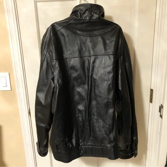 Wilsons Leather Jacket Size 2LT